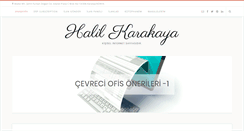 Desktop Screenshot of halilkarakaya.com