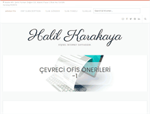 Tablet Screenshot of halilkarakaya.com